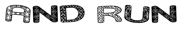 And Run ST font preview